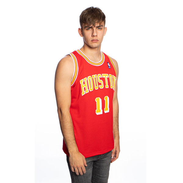 Koszulka Mitchell & Ness Houston Rockets #11 Yao Ming czerwona Swingman Jersey