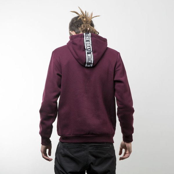 Adidas Originals bluza Es Fz Hoody maroon AY8269