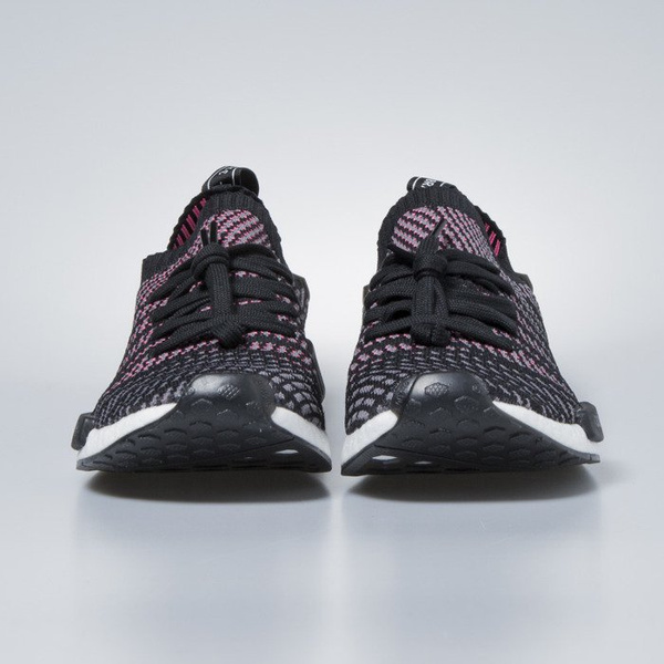 Sneakers buty Adidas Originals NMD_R1 STLT PK core black / grey four / solar pink CQ2386