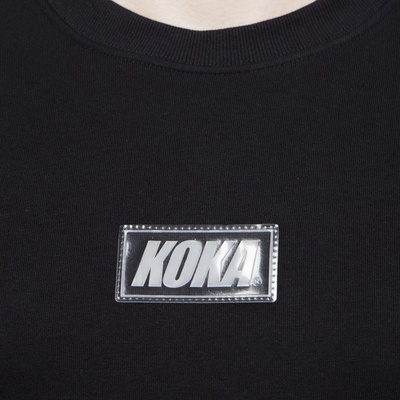 Koka sweatshirt Crewneck Clarity Boxlogo black