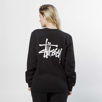 Stussy Sweatshirt Basic Stussy Crew black WMNS