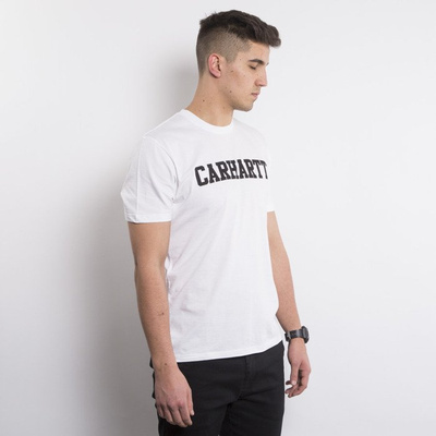 Carhartt WIP koszulka t-shirt College LT white / black
