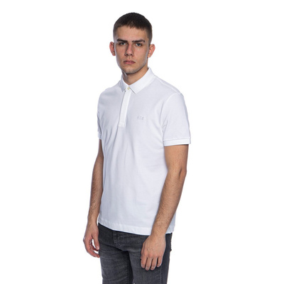 Lacoste Men's Paris Polo Shirt Regular Fit Stretch Cotton Pique white