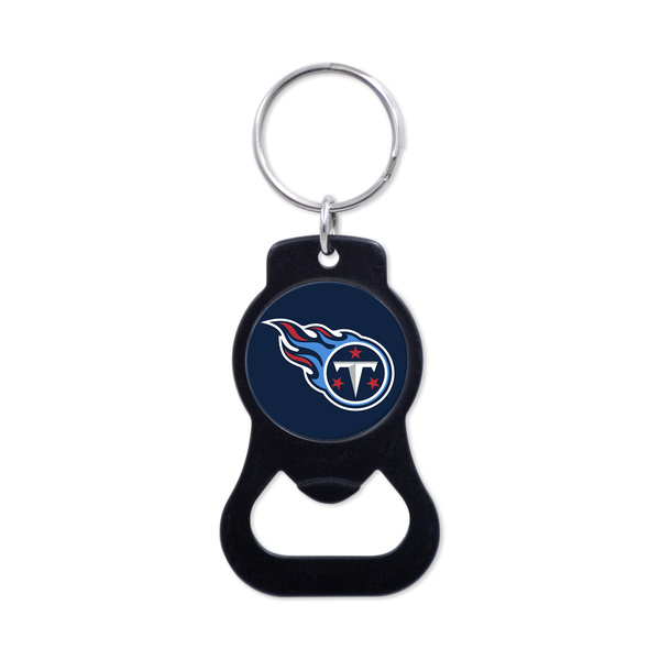 WinCraft NFL Black Bottle Opener Key Ring Tennessee Titans