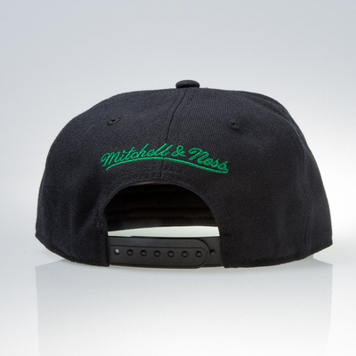 Mitchell & Ness czapka snapback Boston Celtics black WOOL SOLID NL99Z