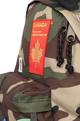 Plecak Eastpak Padded Pak'r Patched Backpack kamuflaż