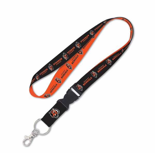 Smycz WinCraft NFL Lanyard w/detachable buckle 1" Cincinatti Bengals