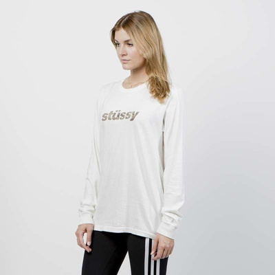 Stussy Longsleeve Camo Italic Pig. Dyed LS Tee natural WMNS