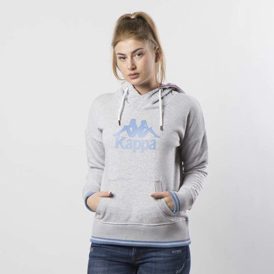Bluza damska Kappa Chloe Hoody grey melange 303903-18M