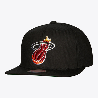 Mitchell & Ness NBA Conference Patch Snapback HWC Miami Heat black