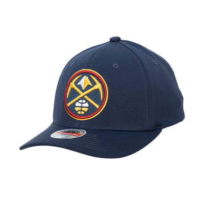 Czapka Mitchell & Ness snapback Denver Nuggets Team Ground 2.0 Stretch Snapback granatowa