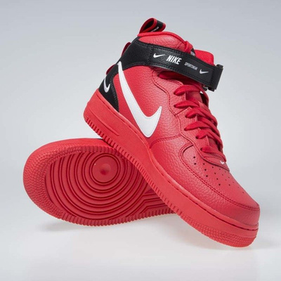 Sneakers Nike Air Force 1 1 Mid '07 LV8 university red / white-black (804609-605)