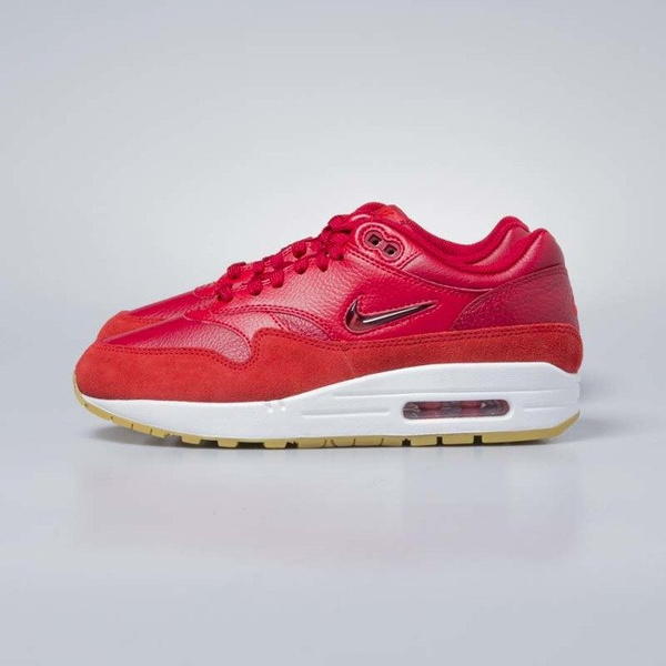 Sneakers buty damskie Nike Air Max 1 Premium SC gym red / gym red - speed red AA0512-602