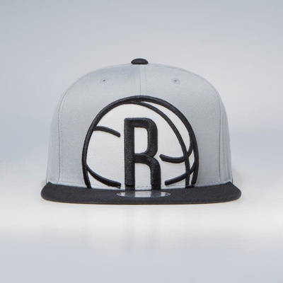 Mitchell & Ness Brooklyn Nets Snapback Cap grey NBA Cropped XL Snapback