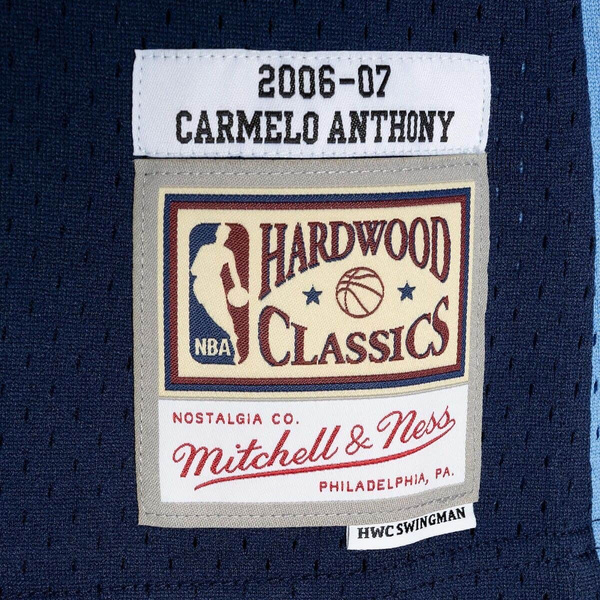 Mitchell & Ness Denver Nuggets #15 Carmelo Anthony Alternate Jersey navy