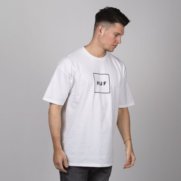 Koszulka HUF Essentials Box Logo S/S white