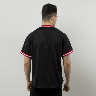 Koszulka Mitchell & Ness jersey Chicago Bulls black Seasoned Pro Mesh Button Front