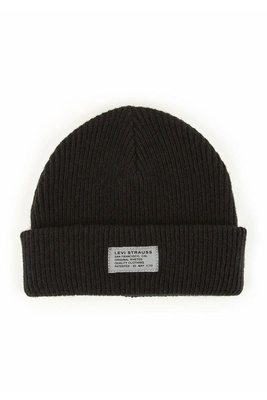 Levi's Seasonal Fuzzy Knit Beanie black