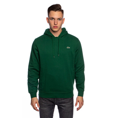 Lacoste Sport Hooded Fleece Sweatshirt green