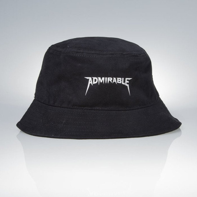 Kapelusz Admirable Script Logo Bucket Hat black