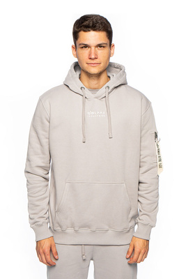 Bluza Alpha Industries Organics EMB Hoody beżowa