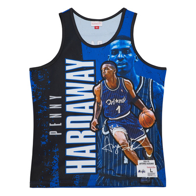 Koszulka Mitchell & Ness Orlando Magic Player Burst Mesh Tank granatowa