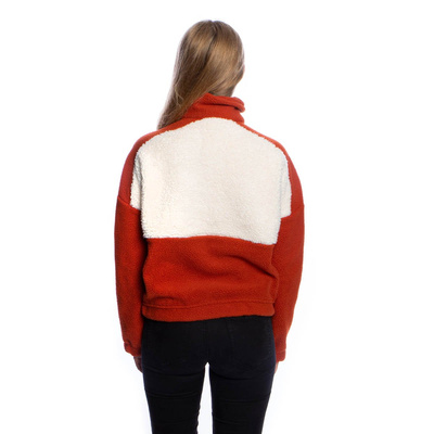 Jacket WMNS Columbia Lodge Sherpa Pullover sandy brown