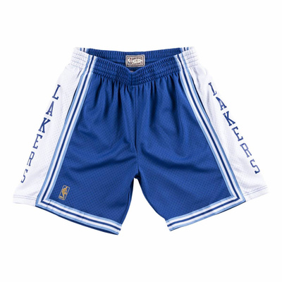 Szorty Mitchell & Ness Los Angeles Lakers Alternate Swingman Shorts niebieskie