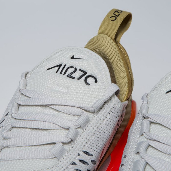 Sneakers Buty damskie Air Max 270 flt gold / black - light bone AH6789-700