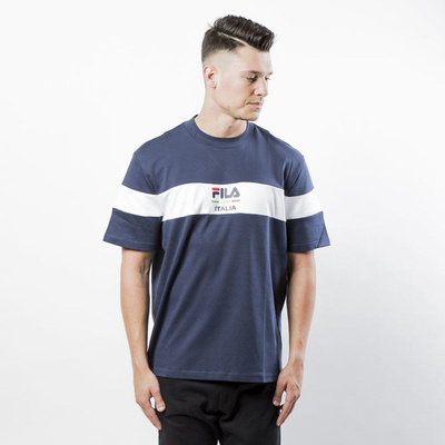 Koszulka Fila Mitch Tee black iris-bright white