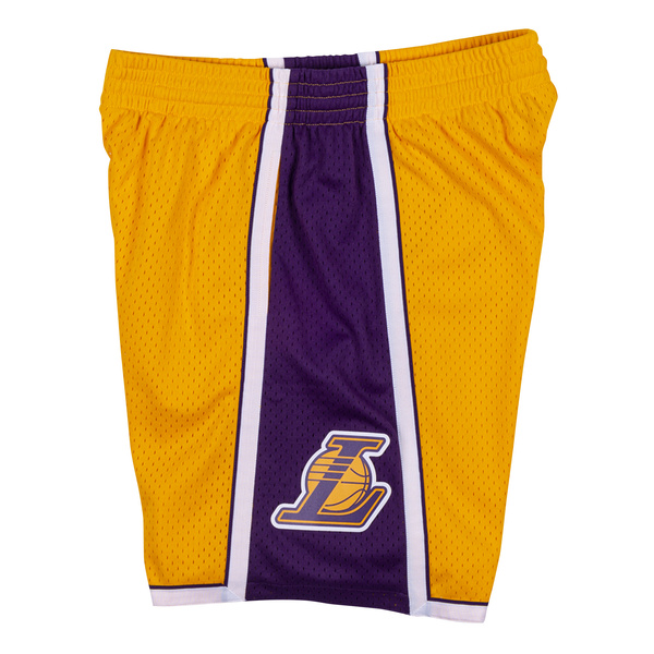 Szorty Mitchell & Ness Los Angeles Lakers żółte Swingman Shorts