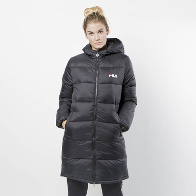 Fila Damska Kurtka Zimowa Zia Long Puff Jacket black