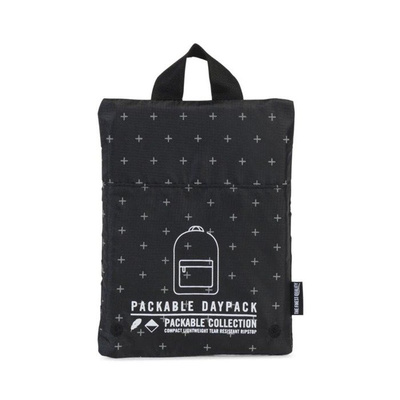 Herschel plecak Packable Daypack black gridlock 10076-01595