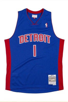 Koszulka Mitchell & Ness Detroit Pistons #1 Chauncey Billups Swingman Jersey niebieska