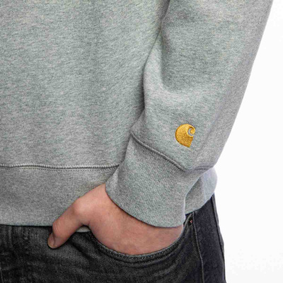 Bluza Carhartt WIP Chase Sweat szara