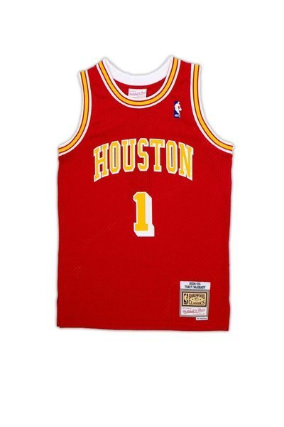 Koszulka Mitchell & Ness Houston Rockets #1 Tracy McGrady czerwona Swingman Jersey
