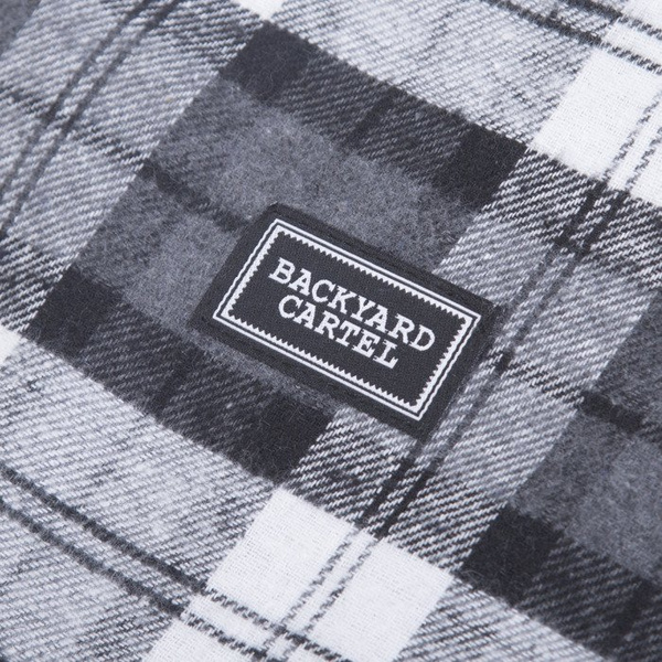 Backyard Cartel koszula Check Point black / white