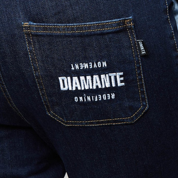 Spodnie damskie jogger Diamante Wear Jogger RM Jeans navy jeans