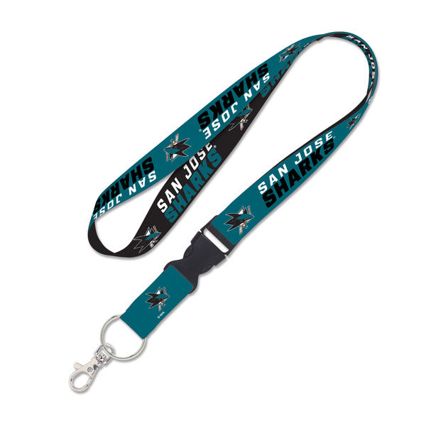 WinCraft NHL Lanyard w/detachable buckle 1" San Jose Sharks