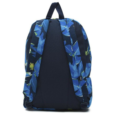Vans backpack Old Skool II Backpack dress blue bonsai leaf VN000ONINKB