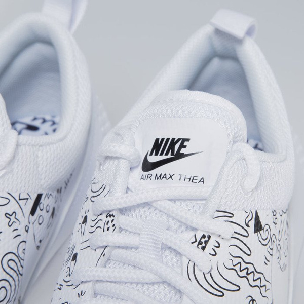 Sneakers buty Nike WMNS Air Max Thea Print white / white-black (599408-103)