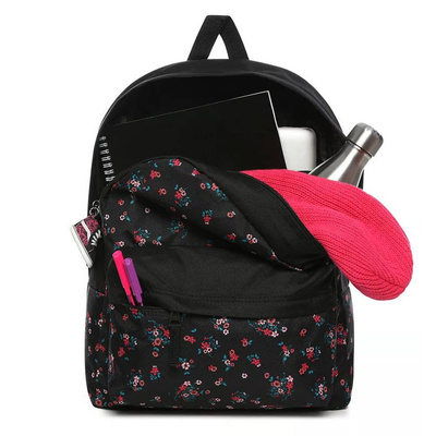 Plecak Vans Realm Backpack (floral print) czarny