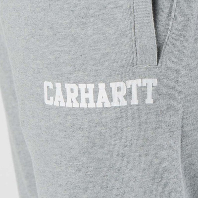 Carhartt spodnie dresowe College Sweat Pant grey heather / white I024672/16