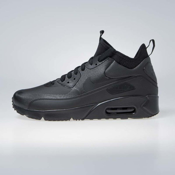 Sneakers buty Nike Air Max 90 Ultra Mid Winter black/black-anthracite (924458-004)