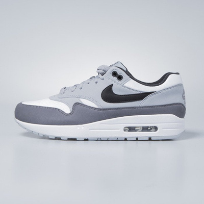 Nike sneakers Air Max 1 white / black - wolf grey - gunsmoke AH8145-101