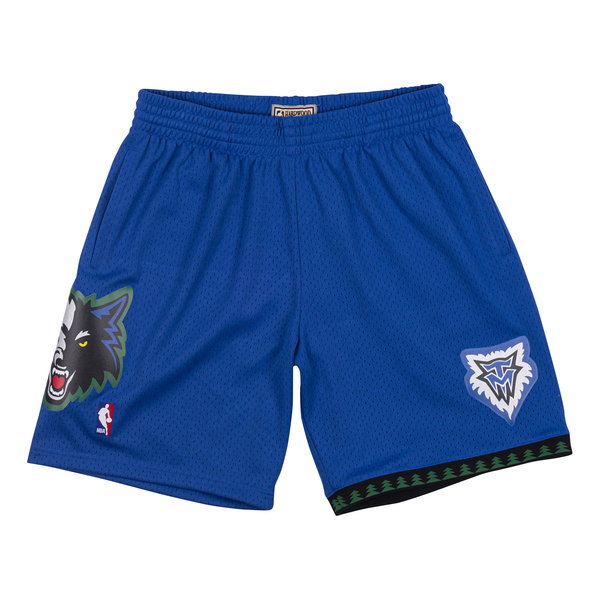Szorty Mitchell & Ness Minnesota Timberwolves niebieskie Swingman Shorts