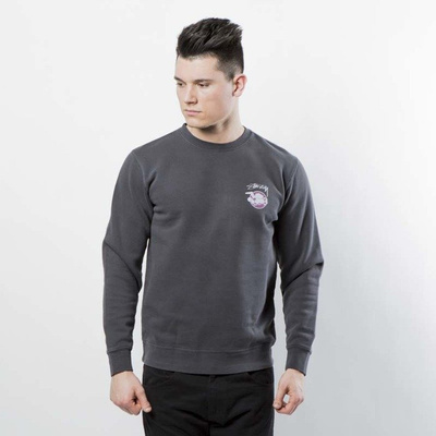 Bluza Stussy Sweatshirt Skateman Pig. Dyed Crew black