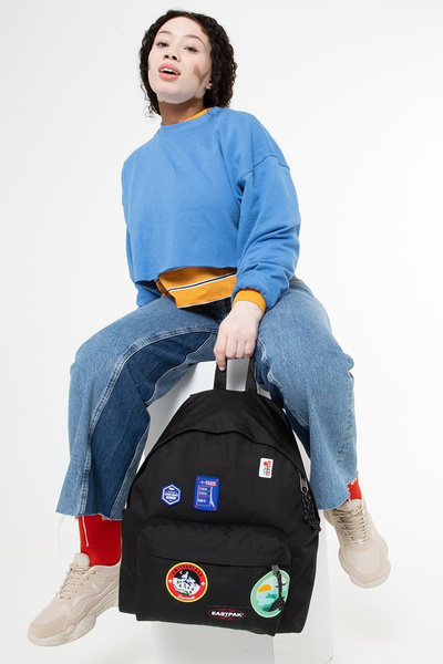Plecak Eastpak Padded Pak'r Patched Backpack czarny
