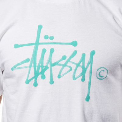 Stussy t-shirt koszulka Water Stock white