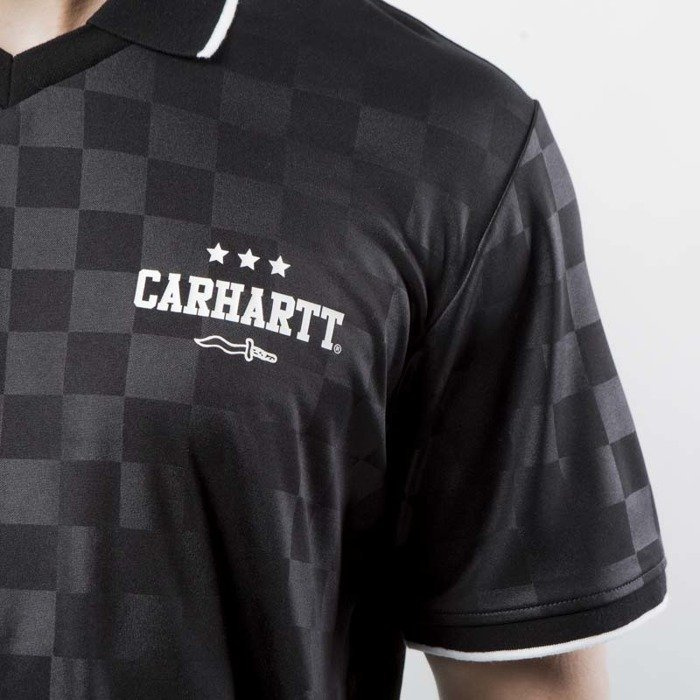 トップス [CARHARTTWIP] S/S CHECKER POLO Black Carhartt WIP S/S Checker Polo Black | BSTN Store